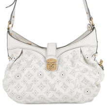 将图像加载到图库查看器中，LOUIS VUITTON Mahina Blanc/BrownM95661 Monogram Mahina Size XS
