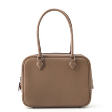 将图像加载到图库查看器中，HERMES Plume Etoupe Chevre Myzore Goatskin Size Mini
