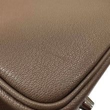 将图像加载到图库查看器中，HERMES Plume Etoupe Chevre Myzore Goatskin Size Mini
