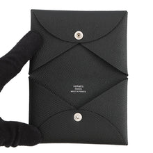 将图像加载到图库查看器中，HERMES Calvi Black Epsom

