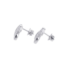 将图像加载到图库查看器中，HARRY WINSTON Lily Cluster Mini Ear StuddedEADPPO1MLC Pt950
