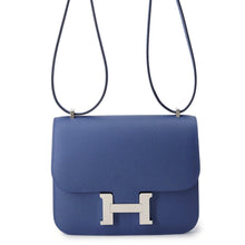 将图像加载到图库查看器中，HERMES Constance3 Miroir Blue Tie Epsom Size Mini
