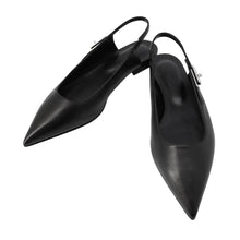 将图像加载到图库查看器中，HERMES Pumps Lovely BlackH252121Z Leather Size 37
