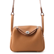 Load image into Gallery viewer, HERMES Lindy Gold Taurillon Clemence Size Mini
