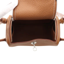 Load image into Gallery viewer, HERMES Lindy Gold Taurillon Clemence Size Mini
