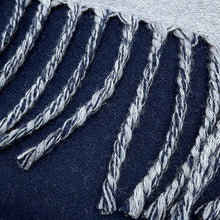 将图像加载到图库查看器中，LOUIS VUITTON Scarf All About Monogram MarineM79130 Wool 100%
