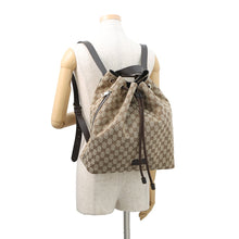 将图像加载到图库查看器中，GUCCI Backpack Beige/Brown449175 GG Canvas Leather
