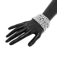将图像加载到图库查看器中，HERMES Chaine d'Ancre Multi Chain Bracelet Size 17 SV925
