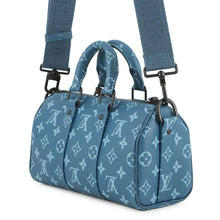 将图像加载到图库查看器中，LOUIS VUITTON Keepall Bandouliere BlueM46803 Monogram Size 25
