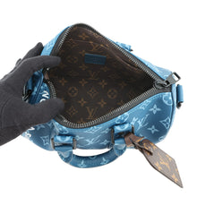 将图像加载到图库查看器中，LOUIS VUITTON Keepall Bandouliere BlueM46803 Monogram Size 25
