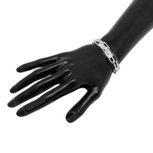 将图像加载到图库查看器中，HERMES Kelly Chaine Double Tour Bracelet Size 16 SV925
