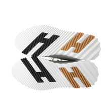 将图像加载到图库查看器中，HERMES Bounce Sneakers Black/White Toile H Calf Leather Size 42
