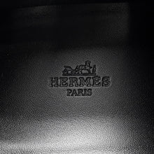 将图像加载到图库查看器中，HERMES Bounce Sneakers Black/White Toile H Calf Leather Size 42
