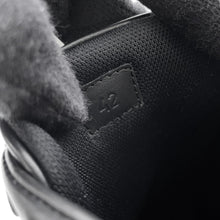 将图像加载到图库查看器中，HERMES Bounce Sneakers Black/White Toile H Calf Leather Size 42
