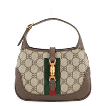 将图像加载到图库查看器中，BALENCIAGA GUCCI x BALENCIAGA The Hacker Project Jackie1961 Shoulder Bag Beige/Brown680132 PVC Leather Size Mini
