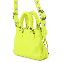 Load image into Gallery viewer, BALENCIAGA neo cagoule Shocking Yellow751523 Arena Lambskin Size Small
