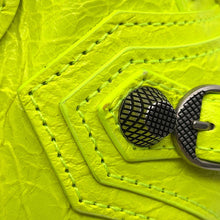 Load image into Gallery viewer, BALENCIAGA neo cagoule Shocking Yellow751523 Arena Lambskin Size Small
