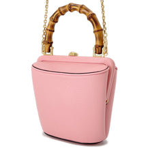 Load image into Gallery viewer, GUCCI Bamboo Bucket 2-Way Shoulder Bag Pink616436 Leather Size Mini
