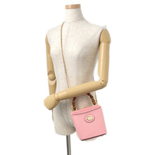 Load image into Gallery viewer, GUCCI Bamboo Bucket 2-Way Shoulder Bag Pink616436 Leather Size Mini
