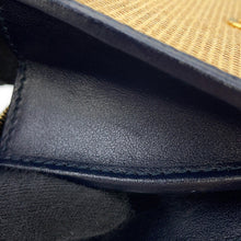 Load image into Gallery viewer, GUCCI Horsebit 1955 Wallet Beige/Navy621891 Canvas/Leather
