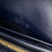 Load image into Gallery viewer, GUCCI Horsebit 1955 Wallet Beige/Navy621891 Canvas/Leather
