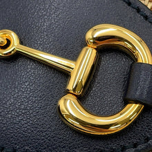 Load image into Gallery viewer, GUCCI Horsebit 1955 Zip Around Beige/Navy621889 Canvas/Leather
