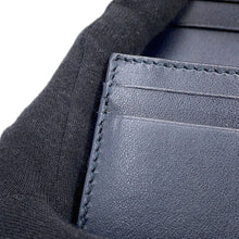 Load image into Gallery viewer, GUCCI Horsebit 1955 Compact Wallet Beige/Navy621887 Canvas/Leather
