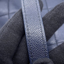 Load image into Gallery viewer, CHANEL Matelasse Full Flap ChainShoulder Bag Navy/PinkAS1977 Caviar Leather
