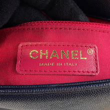 Load image into Gallery viewer, CHANEL Matelasse Full Flap ChainShoulder Bag Navy/PinkAS1977 Caviar Leather
