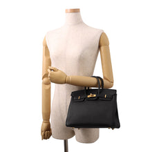 将图像加载到图库查看器中，HERMES Birkin Black Togo Leather Size 25
