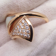 将图像加载到图库查看器中，BVLGARI Diva Dream Ring Size Approximately No. 12AN857123 18K Pink Gold
