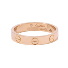 将图像加载到图库查看器中，CARTIER Mini Love Ring Size Small/52/#12B4085200 18K Pink Gold
