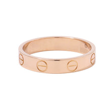 将图像加载到图库查看器中，CARTIER Mini Love Ring Size Small/52/#12B4085200 18K Pink Gold
