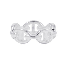 将图像加载到图库查看器中，HERMES Chaine d'Ancre Anchene Ring Size PM/49/#9 SV925
