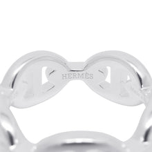 将图像加载到图库查看器中，HERMES Chaine d'Ancre Anchene Ring Size PM/49/#9 SV925
