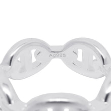 将图像加载到图库查看器中，HERMES Chaine d'Ancre Anchene Ring Size PM/49/#9 SV925
