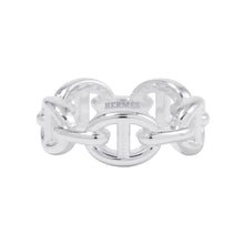 将图像加载到图库查看器中，HERMES Chaine d'Ancre Anchene Ring Size PM/50/#10 SV925
