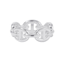 将图像加载到图库查看器中，HERMES Chaine d'Ancre Anchene Ring Size PM/50/#10 SV925
