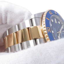 将图像加载到图库查看器中，ROLEX Submariner - Date W40mm Stainless Steel K18YG Blue Dial126613LB
