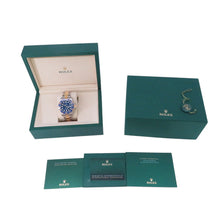 将图像加载到图库查看器中，ROLEX Submariner - Date W40mm Stainless Steel K18YG Blue Dial126613LB
