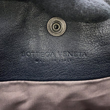 将图像加载到图库查看器中，Bottega Veneta INTRECCIATO Club Fumé Messenger Bag Shoulder Bag Blue/Black387302 Leather
