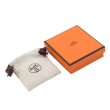 将图像加载到图库查看器中，HERMES pop ash earrings Size Mini Black Metal
