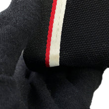 将图像加载到图库查看器中，Christian Louboutin NASTROLOUBI Bag Black3235283 Canvas Leather Size XL
