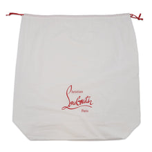 将图像加载到图库查看器中，Christian Louboutin NASTROLOUBI Bag Black3235283 Canvas Leather Size XL
