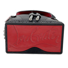 将图像加载到图库查看器中，Christian Louboutin Explorer Funk Studded Backpack Black3215038 Calf Leather Size Small
