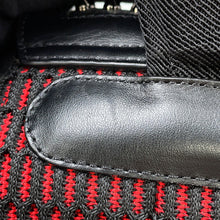 将图像加载到图库查看器中，Christian Louboutin Explorer Funk Studded Backpack Black/Red1215001 Leather
