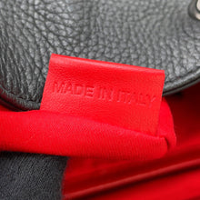 将图像加载到图库查看器中，Christian Louboutin Explorer Funk Studded Backpack Black/Red1215001 Leather
