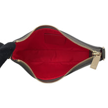 将图像加载到图库查看器中，Christian Louboutin Rubira 2WAY Accessories Pouch CharcoalBrown1235471 Leather Size Mini
