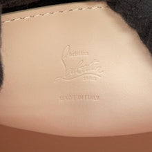 将图像加载到图库查看器中，Christian Louboutin CABACHIC Crown Spike Studded Jasmin Flower1235321 Leather Size Small
