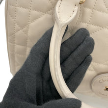 将图像加载到图库查看器中，Dior Groove 25 Macrocannage 2-Way Bag IvoryM1365UBOL Calf Leather Size Medium
